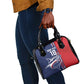 Cape Verde Football Pride Custom Shoulder Handbag Tubaroes Azuis Champion - African Pride