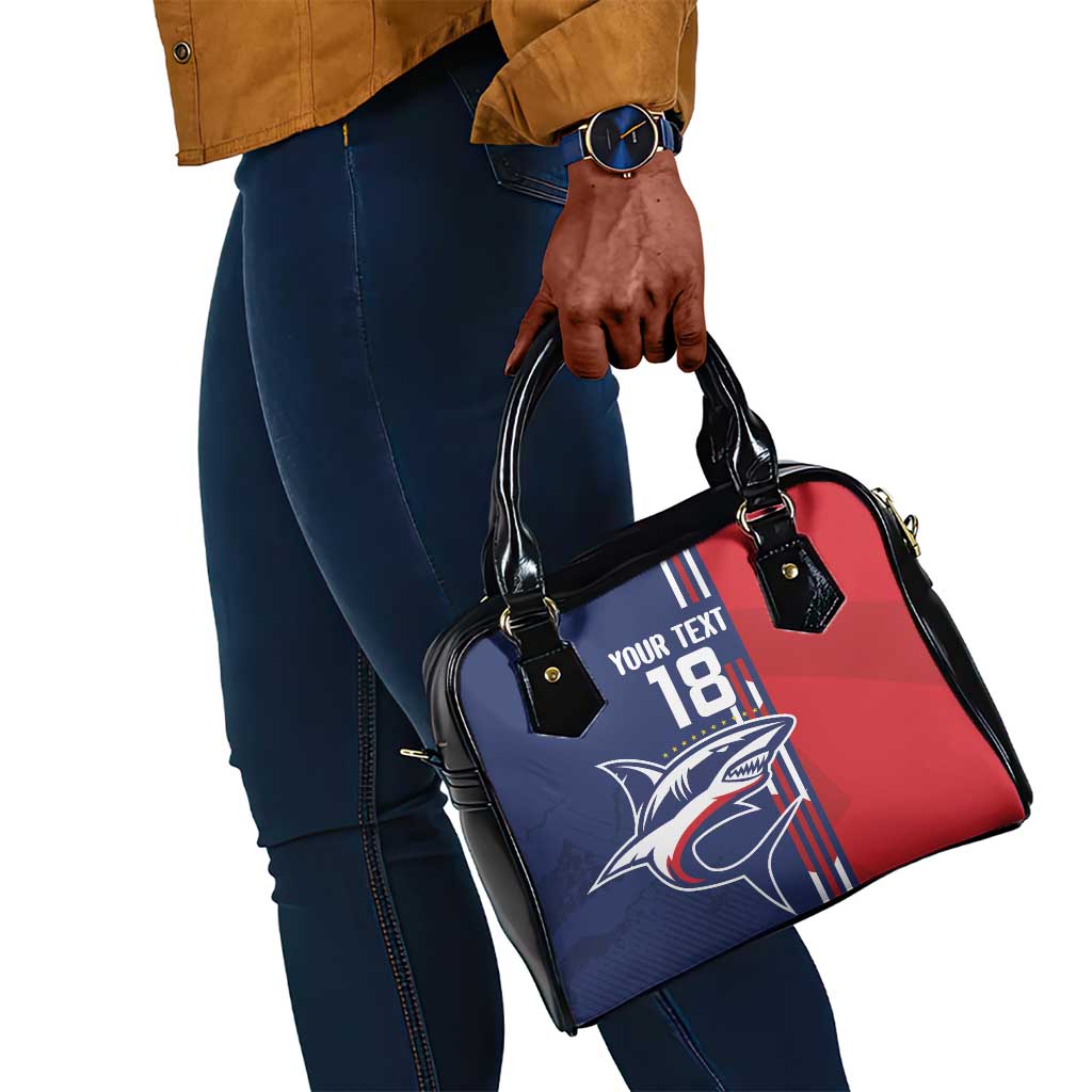 Cape Verde Football Pride Custom Shoulder Handbag Tubaroes Azuis Champion - African Pride