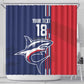 Cape Verde Football Pride Custom Shower Curtain Tubaroes Azuis Champion - African Pride