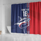 Cape Verde Football Pride Custom Shower Curtain Tubaroes Azuis Champion - African Pride