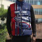 Cape Verde Football Pride Custom Sleeveless Puffer Jacket Tubaroes Azuis Champion