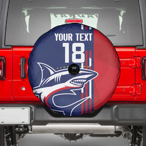 Cape Verde Football Pride Custom Spare Tire Cover Tubaroes Azuis Champion - African Pride