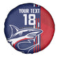 Cape Verde Football Pride Custom Spare Tire Cover Tubaroes Azuis Champion - African Pride
