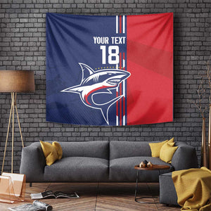 Cape Verde Football Pride Custom Tapestry Tubaroes Azuis Champion - African Pride