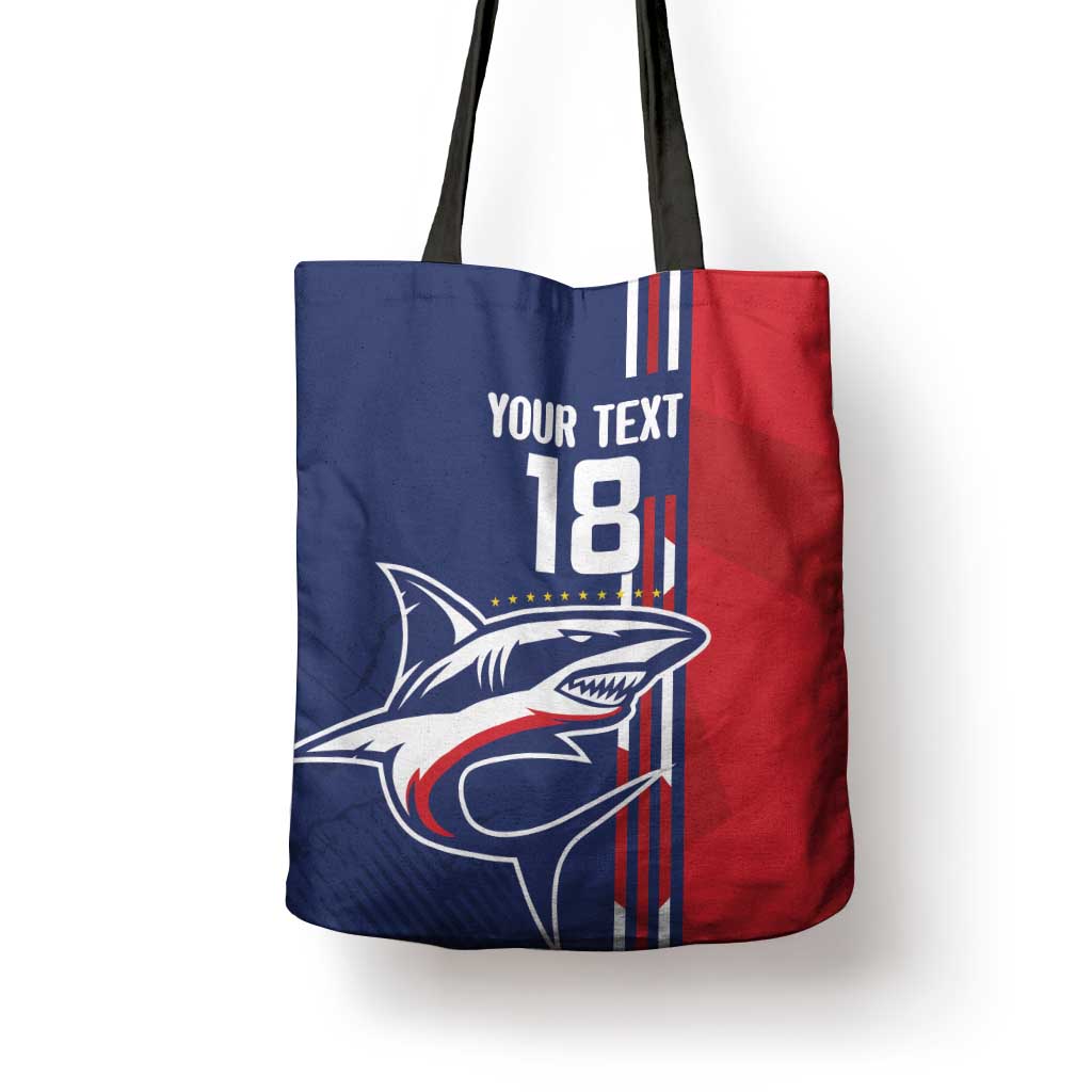Cape Verde Football Pride Custom Tote Bag Tubaroes Azuis Champion