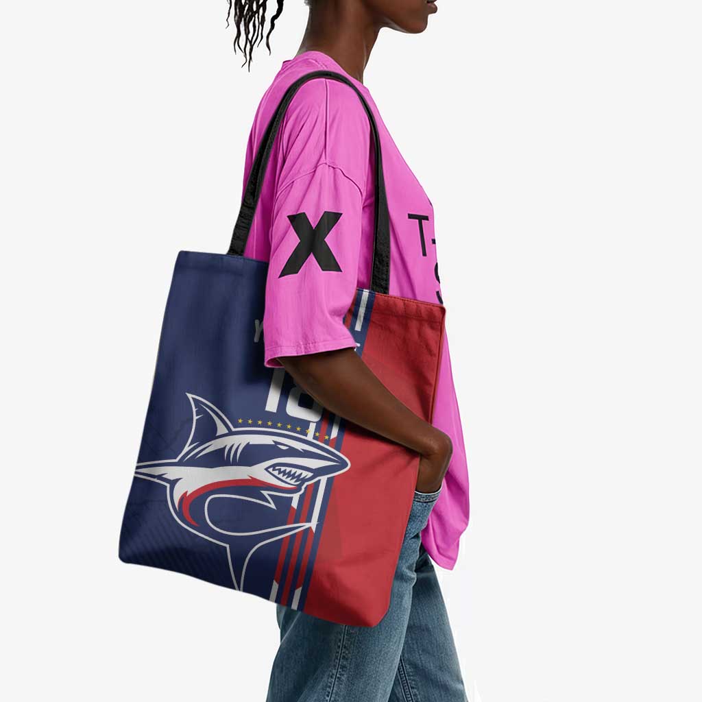 Cape Verde Football Pride Custom Tote Bag Tubaroes Azuis Champion