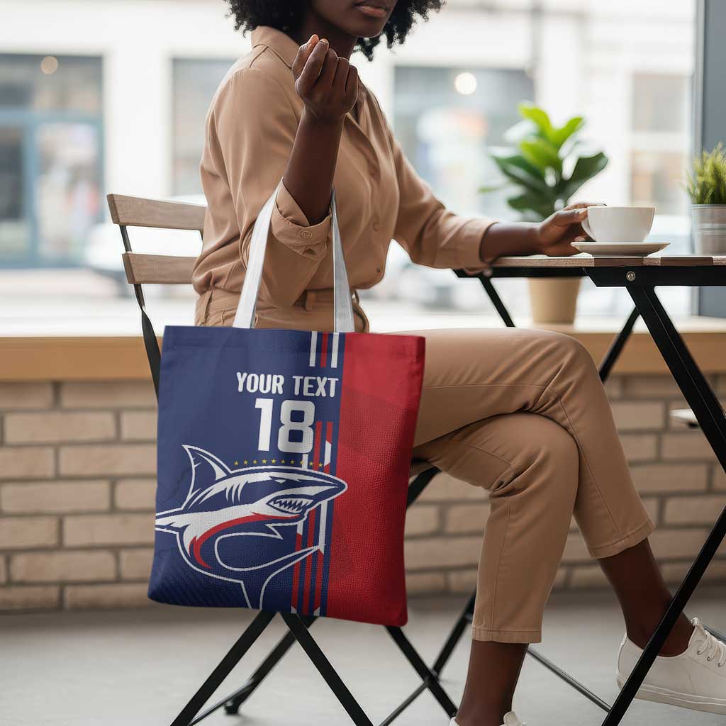 Cape Verde Football Pride Custom Tote Bag Tubaroes Azuis Champion