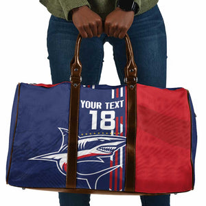 Cape Verde Football Pride Custom Travel Bag Tubaroes Azuis Champion