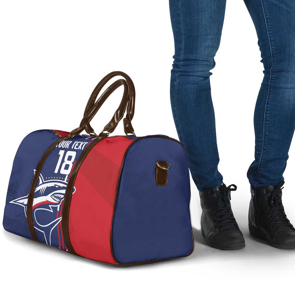Cape Verde Football Pride Custom Travel Bag Tubaroes Azuis Champion