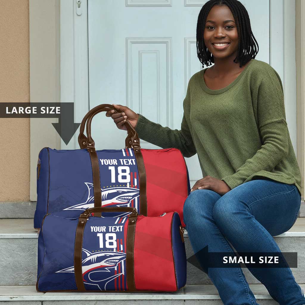 Cape Verde Football Pride Custom Travel Bag Tubaroes Azuis Champion