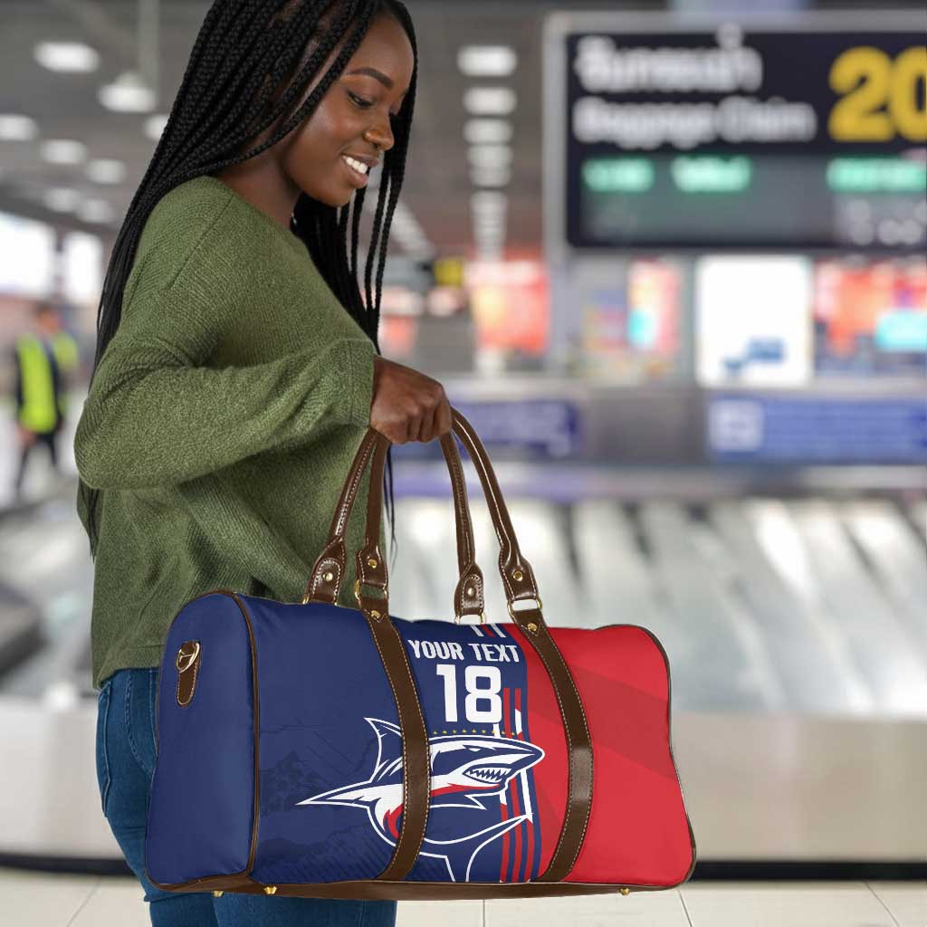 Cape Verde Football Pride Custom Travel Bag Tubaroes Azuis Champion