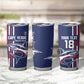 Cape Verde Football Pride Custom Tumbler Cup Tubaroes Azuis Champion - African Pride