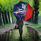 Cape Verde Football Pride Custom Umbrella Tubaroes Azuis Champion
