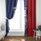 Cape Verde Football Pride Custom Window Curtain Tubaroes Azuis Champion - African Pride