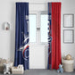 Cape Verde Football Pride Custom Window Curtain Tubaroes Azuis Champion - African Pride