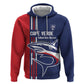 Cape Verde Football Pride Custom Zip Hoodie Tubaroes Azuis Champion - African Pride