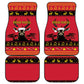 Afro Angola Giant Sable Antelope Christmas Car Mats Virtus Unita Fortior Feliz Natal