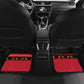 Afro Angola Giant Sable Antelope Christmas Car Mats Virtus Unita Fortior Feliz Natal