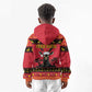 Afro Angola Giant Sable Antelope Christmas Kid Hoodie Virtus Unita Fortior Feliz Natal