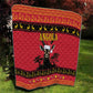 Afro Angola Giant Sable Antelope Christmas Quilt Virtus Unita Fortior Feliz Natal
