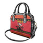 Afro Angola Giant Sable Antelope Christmas Shoulder Handbag Virtus Unita Fortior Feliz Natal