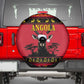 Afro Angola Giant Sable Antelope Christmas Spare Tire Cover Virtus Unita Fortior Feliz Natal