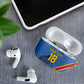 Custom DR Congo Football AirPods Case Leopard Pride Heritage Edition