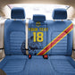 Custom DR Congo Football Back Car Seat Cover Leopard Pride Heritage Edition