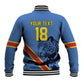 Custom DR Congo Football Baseball Jacket Leopard Pride Heritage Edition