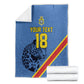 Custom DR Congo Football Blanket Leopard Pride Heritage Edition