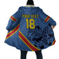Custom DR Congo Football Cloak Leopard Pride Heritage Edition