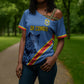 Custom DR Congo Football Cross Shoulder Shirt Leopard Pride Heritage Edition