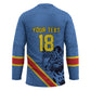 Custom DR Congo Football Hockey Jersey Leopard Pride Heritage Edition