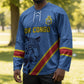 Custom DR Congo Football Hockey Jersey Leopard Pride Heritage Edition