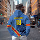 Custom DR Congo Football Hoodie Leopard Pride Heritage Edition