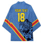 Custom DR Congo Football Kimono Leopard Pride Heritage Edition