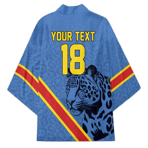Custom DR Congo Football Kimono Leopard Pride Heritage Edition