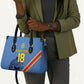 Custom DR Congo Football Leather Bag Leopard Pride Heritage Edition