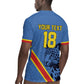 Custom DR Congo Football Rugby Jersey Leopard Pride Heritage Edition