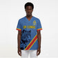 Custom DR Congo Football Scrub Top Leopard Pride Heritage Edition