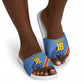 Custom DR Congo Football Slide Sandals Leopard Pride Heritage Edition