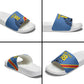 Custom DR Congo Football Slide Sandals Leopard Pride Heritage Edition