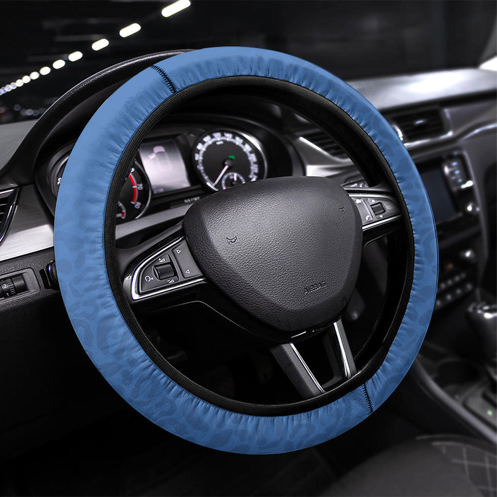 DR Congo Football Steering Wheel Cover Leopard Pride Heritage Edition
