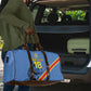 Custom DR Congo Football Travel Bag Leopard Pride Heritage Edition