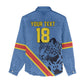 Custom DR Congo Football Women Casual Shirt Leopard Pride Heritage Edition