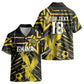 Custom Ghana Football Kid Hawaiian Shirt Golden Black Star Eagle Heritage LT18