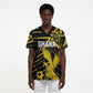Custom Ghana Football Scrub Top Golden Black Star Eagle Heritage