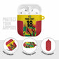 Custom Guyana Football Pride AirPods Case Golden Jaguars Go Champion - Yellow