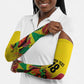 Custom Guyana Football Pride Arm Sleeves Golden Jaguars Go Champion - Yellow