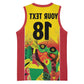 Custom Guyana Football Pride Basketball Jersey Golden Jaguars Go Champion - Yellow - African Pride